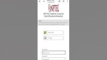 NPTEL me login kese kare