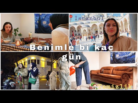 vlog: Ev arkadaşım, temizlik , İstanbul gezim🌸 benimle bir kaç gün 🩷