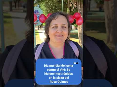 Hacen test rápidos de VIH en la plaza del Ruca Quimey de Cutral Co.