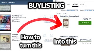 Benefits of Buylisting - How To, Tips &amp; Tricks