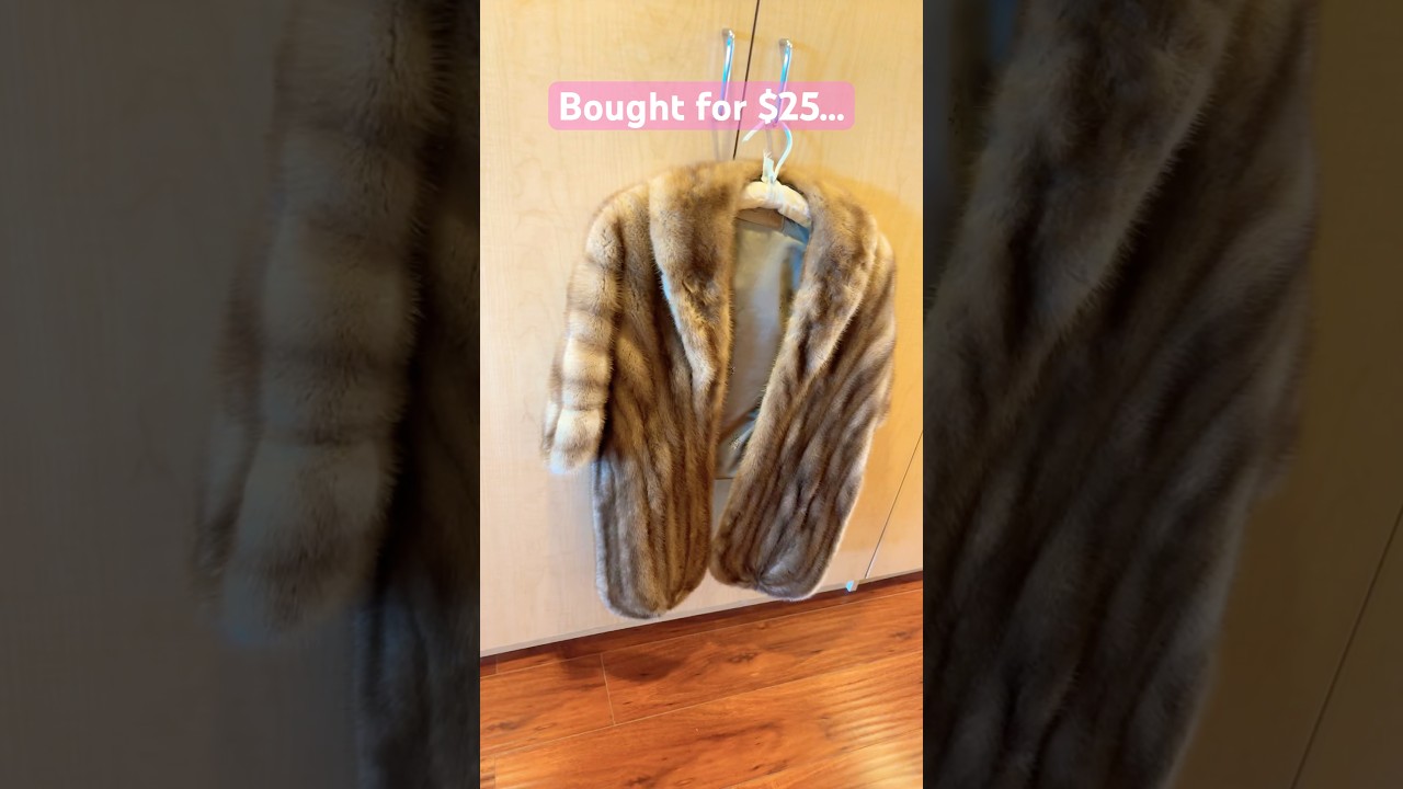Mink Fur Stole 