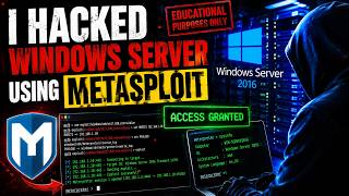 I Hacked a Windows Server Using Metasploit...