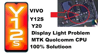 Vivo Y12S Display Light Problem Vivo Y12S Y20 Display Light Solution Water Damage