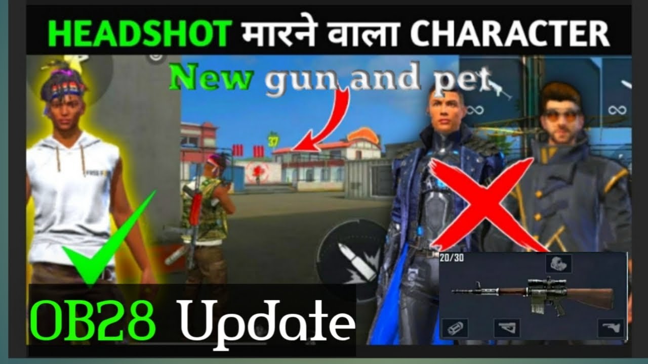 OB28 Update ||Free fire|| New character | New pet|♤》