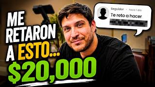 Un Seguidor me Retó a Hacer ESTO con $20,000 en Blackjack