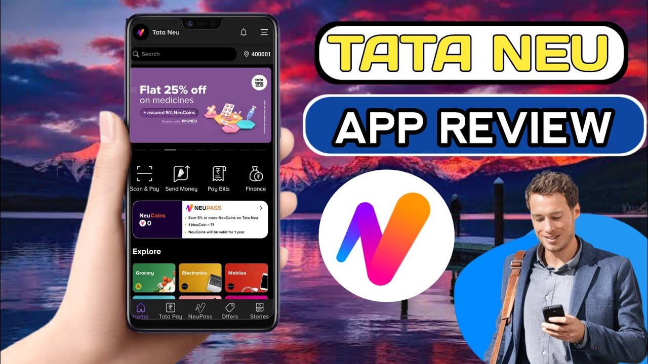 Tata Neu APP Review | tata new app launch | Unique Mj