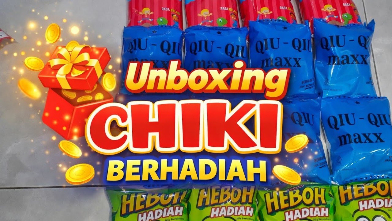 BORONG CHIKI BERHADIAH! 😱 Unboxing Banyak, Dapet Hadiah Gak?!