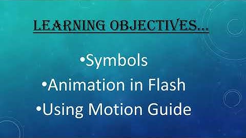 Grade 6 Computer Ch 5 Working in Flash CS6 Part 1