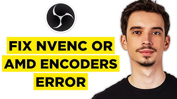 How To fix OBS Studio NVENC or AMD Encoders Error (2025) - Full Guide!