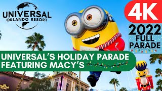 Universal’s Holiday Parade featuring Macy’s FULL 2022 PARADE |.Universal Orlando Christmas