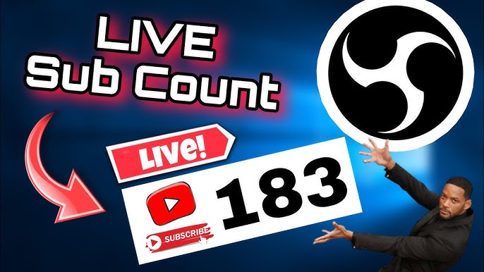 How to Show Live  Subscriber Count in OBS