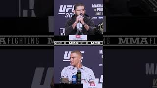 Islam Makhachev, Dustin Poirier trade barbs at #UFC302 presser