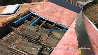 The Roof Restoration Warehouse;  tile to colorbond re roof