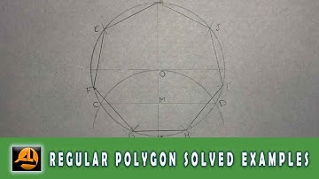 Geometric Construction | Construction of a Regular Polygon | Solved Exercise