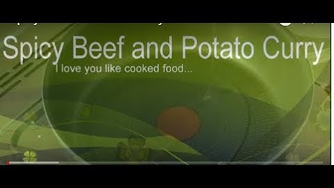 Spicy Beef and Potato Curry