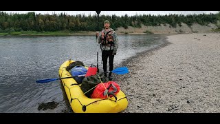 ПРИПОЛЯРНЫЙ УРАЛ. РЕСПУБЛИКА КОМИ. Сплав на байдарке по реке ЛЕМВА. Низовья реки (3 часть) (4К)