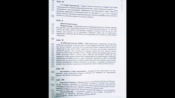 #Avadh #University #B.Sc 2nd #Year 4th #Semester👉🏻#Chemistry #Syllabus👈🏻#NEP-2020 #viral #trending😎🤟