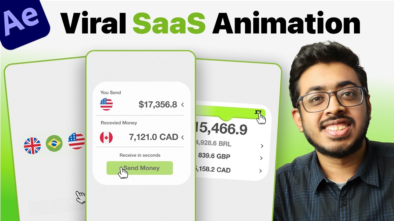 How I Edited this Clean SaaS Motion Animation | After Effects Tutorial ...