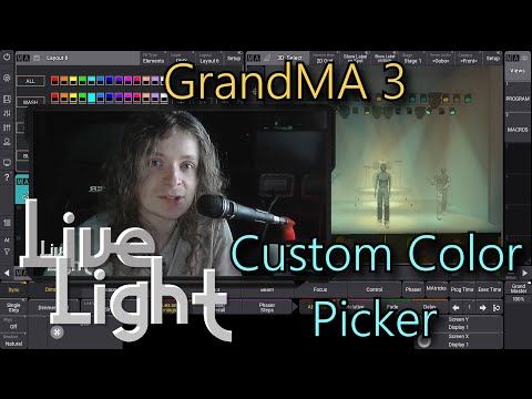 Grandma3 Tutorial | Busking Color Picker