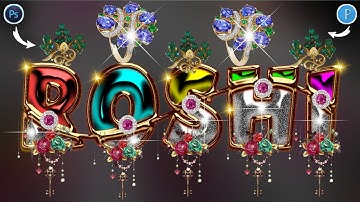 How To Make New glass Font name editing on ps touch pixelLab step by step glass font editing 2023