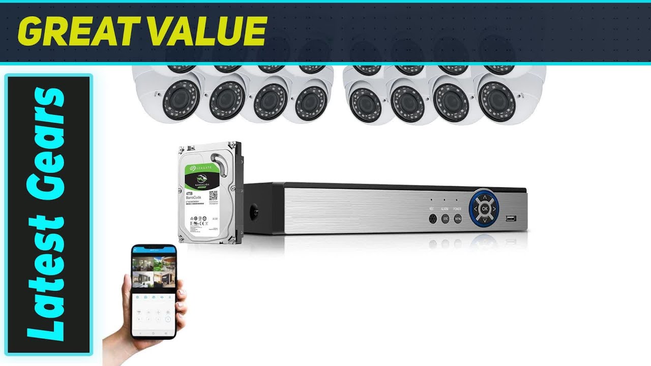 Evertech 16 Channel HD Security System: Ultimate Surveillance Power ...
