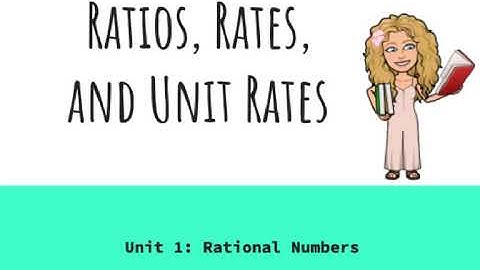 7th Grade: Ratios, Rates, and Unit Rates Virtual Lesson