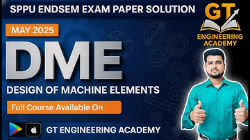 DME May 2025 Solved Paper | PYQ Solutions | GT Engineering Academy