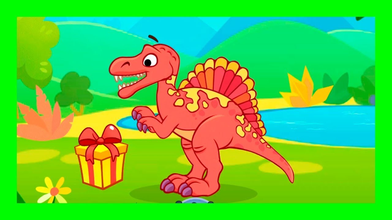 🔷 DINOSAURIOS🔷 Spinosaurus y T- Rex 🔷 VIDEOS INFANTILES PARA BEBES - YouTube