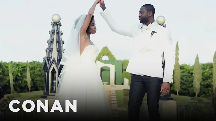 Gabrielle Union’s Special Wedding Handshake With Dwyane Wade | CONAN on TBS