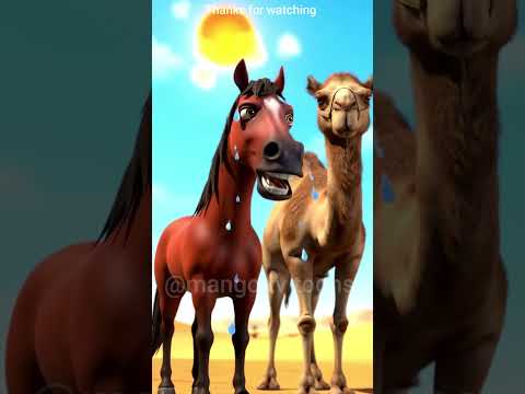 unt or ghoda #3danimation #cartoon #ai #animation #funnycartoon #trending