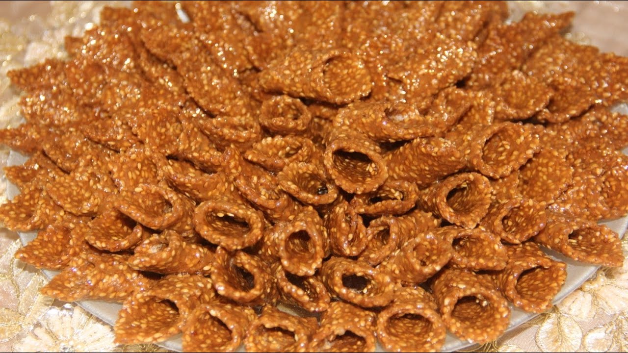 تحضيرات رمضان / بليغات الزنجلان اروع المعسلات الرمضانية مقرمشة ولذيذة باسهل واسرع طريقة