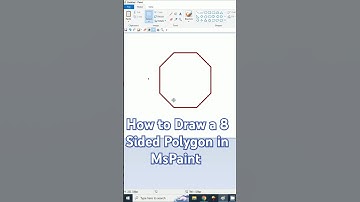 How to Draw a Polygon in Ms Paint with Line Tool | Lunar Computer College