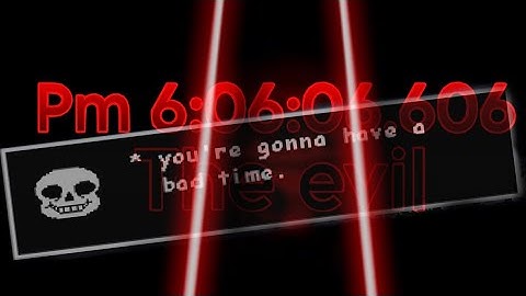 Pm 6:06:06.606 THE EVIL BOSS