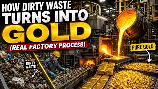 How Dirty Waste Turns Into Gold (Real Factory Process)