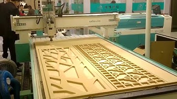 SD-1325 wood cnc router in the Shanghai wood exhibition 11-14th March