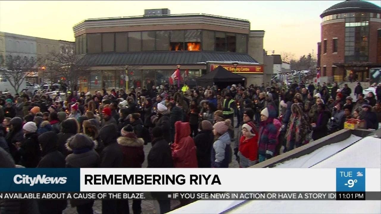 Vigil held for slain 11-year-old girl - YouTube