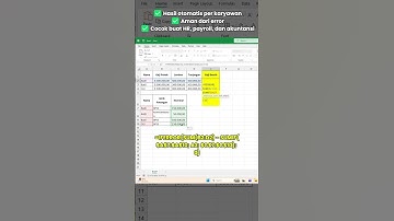 Gaji Bersih Langsung Ketemu! Tutorial Excel Payroll Otomatis 💰