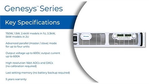 TDK-Lambda Genesys Series