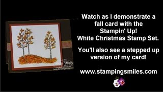 Stampin' Up! White Christmas & Flower Soft for a Fall Card screenshot 5