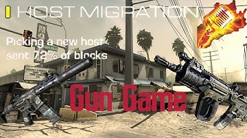 CoD Ghost: Stupid Host Migration! (LiVE GunGame #3)