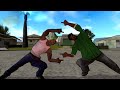 Carl johnson cj and big smoke fusion  big carl smoke johnson vs big smoke  dbz tenkaichi 3 mod