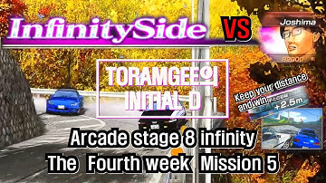 Initial D Arcade Stage 8 Infinity Side Mission 4-5 VS Toshiya Joshima