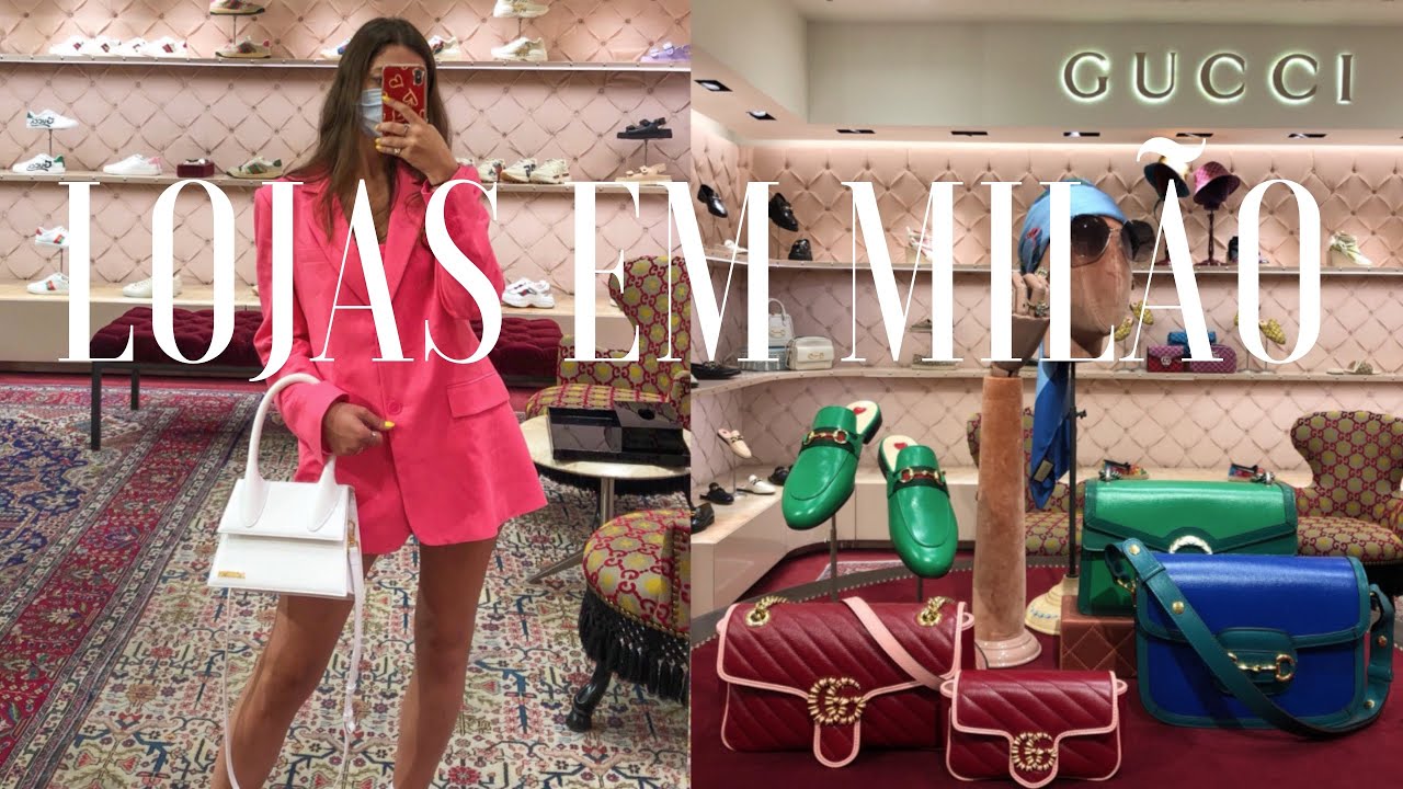 TOUR PELAS LOJAS DE LUXO E FAST FASHION EM MILÃO | GUCCI , VALENTINO, ZARA, KIKO E MUITO MAIS.