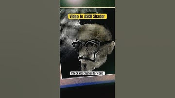 Video to ASCII Shader #codepen #webgl #htmlcss #shorts