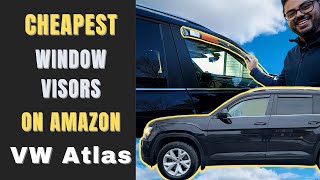 I bought the cheapest in-channel window visors on Amazon!
