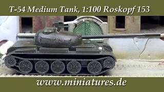 T-54A Medium Tank, 1:100 Roskopf 153
