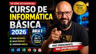 Curso de Informática Básica 2026 Aula 2 Hardware e Software