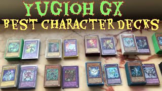 YUGIOH GX CHARACTER DECKS SHOWCASE - ALL CHARACTERS!!
