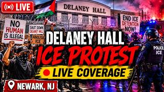 🔴 LIVE: Delaney Hall Protest & Newark Curfew Coverage | ICE Detention Center Demonstration  6/2/2026