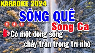 Sông Quê Karaoke Song Ca Nhạc Sống 2024 | Trọng Hiếu